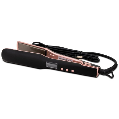 black-pink-flat-iron-titanium