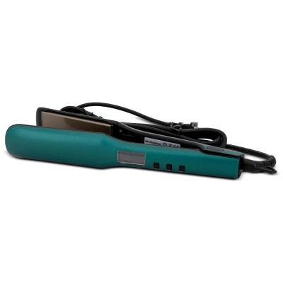 green-hair-straightener